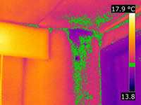 Infrared used to find leak in Launch13