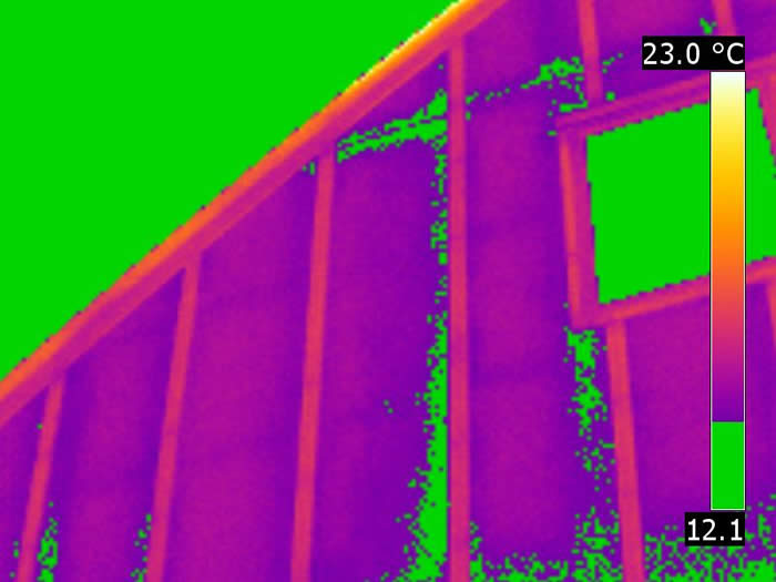 Cedar cladding leaks